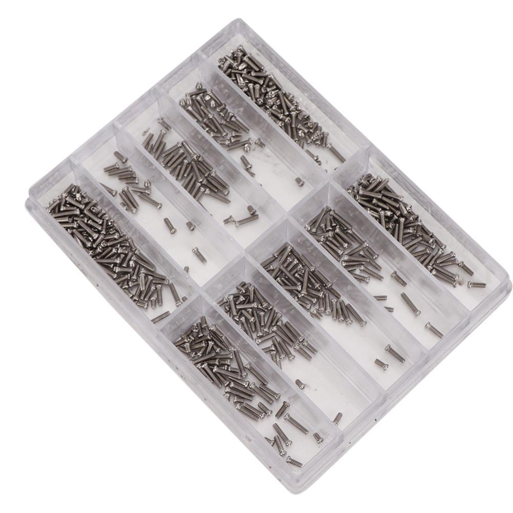 Cross Head Watch Screw 1.6-6.0mm Size Watch Back Screw Stainless Steel Screw  Eyeglass Repair