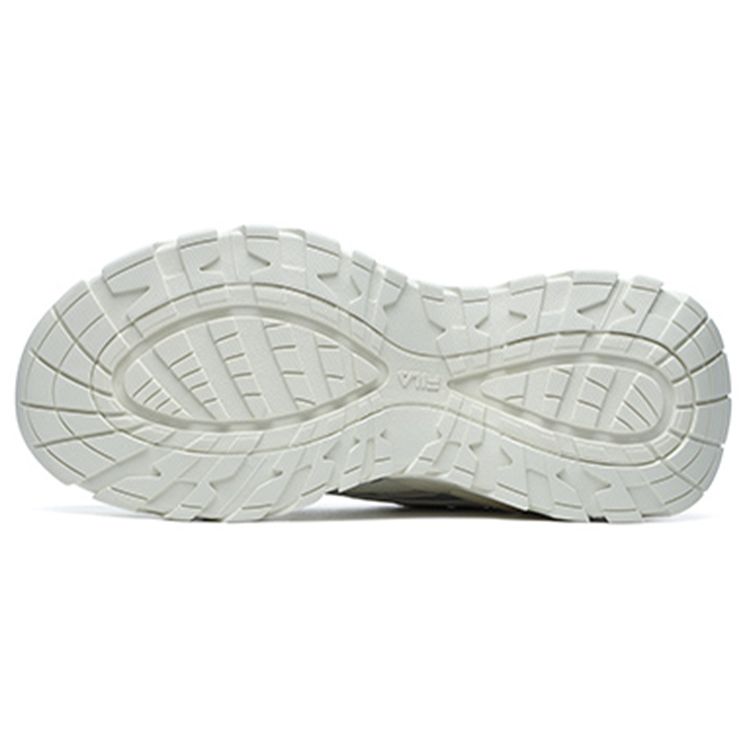 Fila Fabric Fishbone Casual Low-Top Dad Shoes Women Sneaker Silver F12W124164FWS