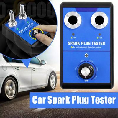 Car Spark Plug Tester 0-6000rpm Working Frequency Dual Diagnostic Ignition Auto Spark Engine Tester 12V Tool Holes Tester C S2F5