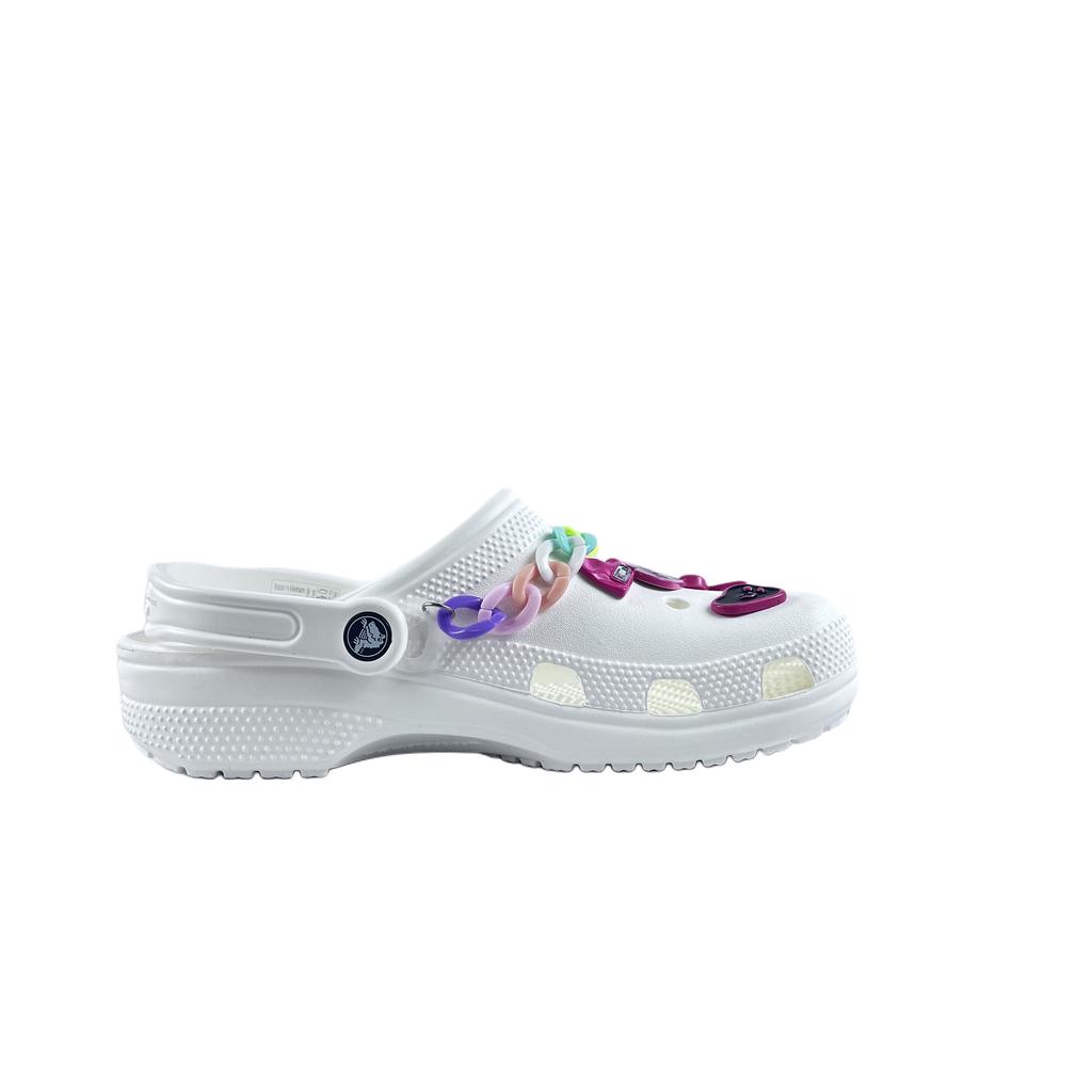 Crocs Classic Clog EVA Casual and Versatile Fashion Trend Hole Shoes for Men and Women White