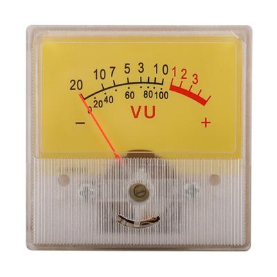 Tragbarer VU-Meter Zeiger Digitaler Audio-Leistungsverstärker DB Pegelanzeige Verwendet für Heim-Audio-Theater-Mixer Kunststoff