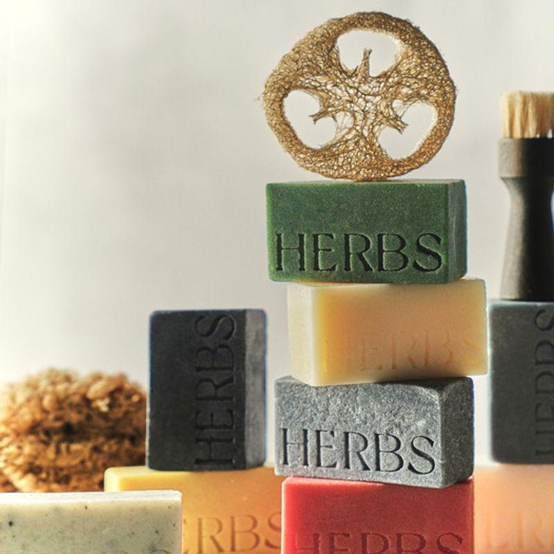 HerbsSeoul Ritualbehandlung Kamelie Riegel Spülriegel Elastizität und Glanz Pflege 100g