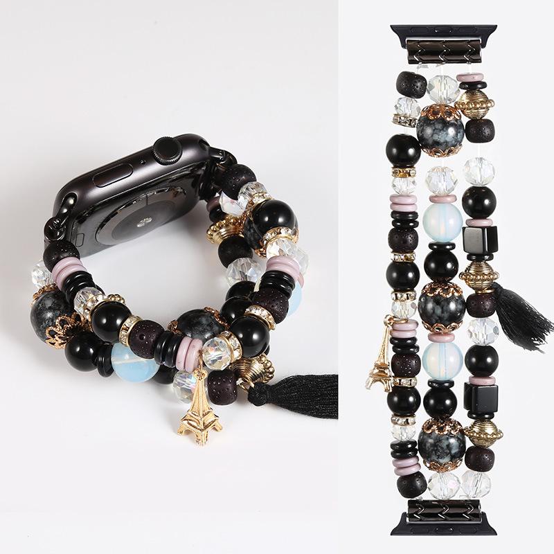 

Богемський ремінець для Apple Watch Band 41mm 40mm 38mm 44mm 45mm 49mm 42mm Jewelry Resin Bracelet iwatch Ultra Series 7 6 5 4 3 Se 8 For 38mm or 40mm 41mm