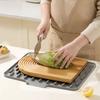 No Spill Silicone Worktop Saver Heat Resistant Non-Slip Kitchen Mat Countertop Protector for Counter Refrigerator