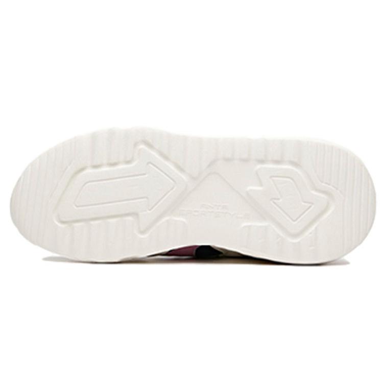 Anta Unruly Series Synthetic Leather Cushioning Slip Resistant Abrasion Resistant Breathable Low top Casual Shoes 122038842-4