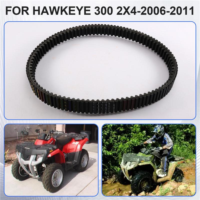 A03Z-CVT Drive Belt V-Belt Replacement For Polaris Sportsman 400 HO 3211108 3211131 3211164 2006- 2011 Models- Hawkeye 300 2X4 U