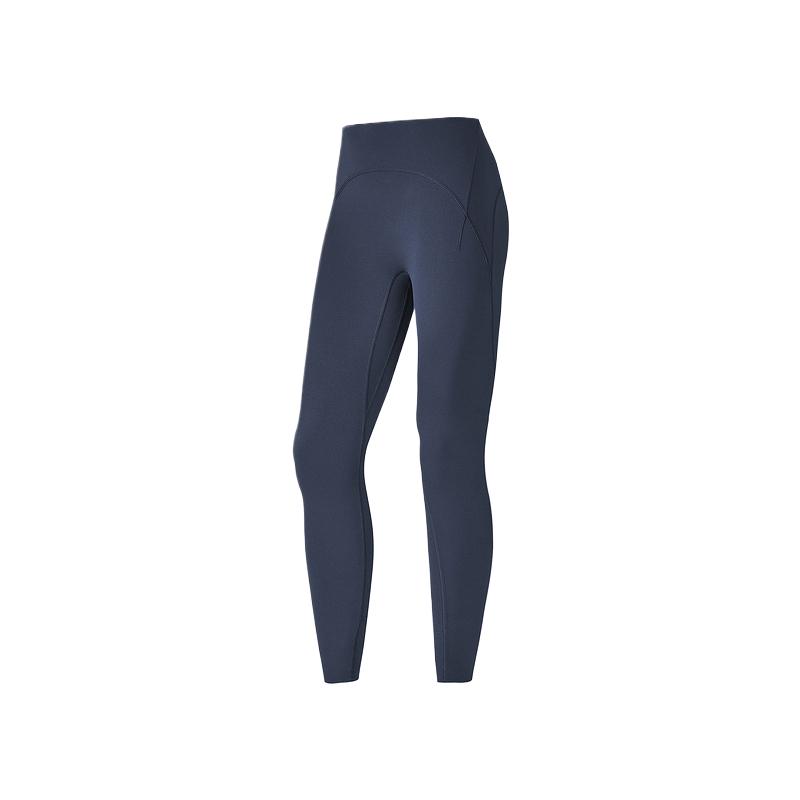 Skechers Relaxed Series Slim Fit Comfortable Soft Nine-Point Sports Pants Women Pants Navy-Blue P324W060-00DU S