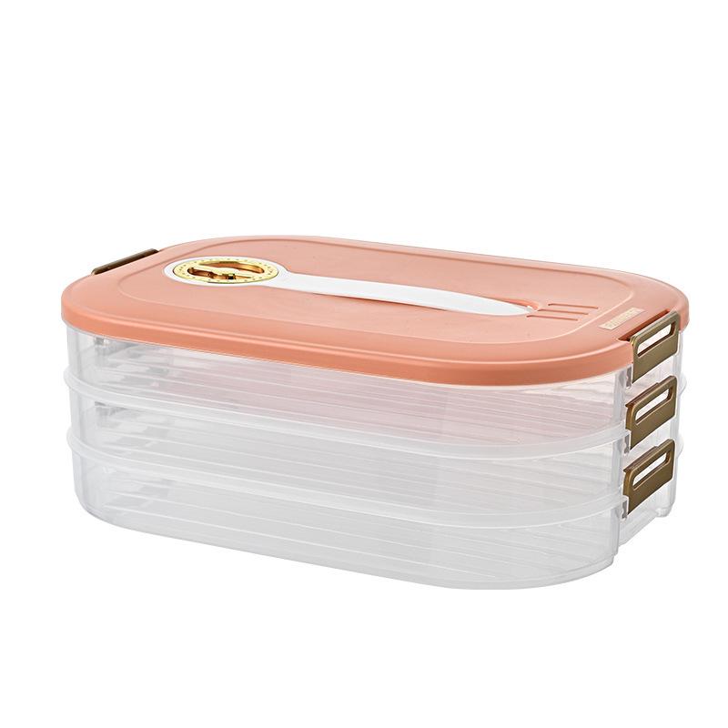 Large Capacity Stackable Food Storage Box for Quick-freezing & Fresh-keeping