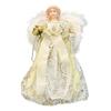 Angel Plush Wings Ornaments Christmas Tree Topper Star Holiday Decoration for Home and Store Festive Celebrations