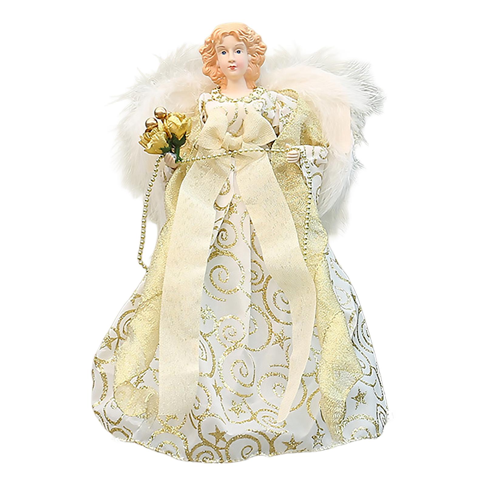 

Ангел Плюшевые Крылья Украшения Верхушка Звезда Праздничное Украшение для Дома и Магазина Праздничные Торжества