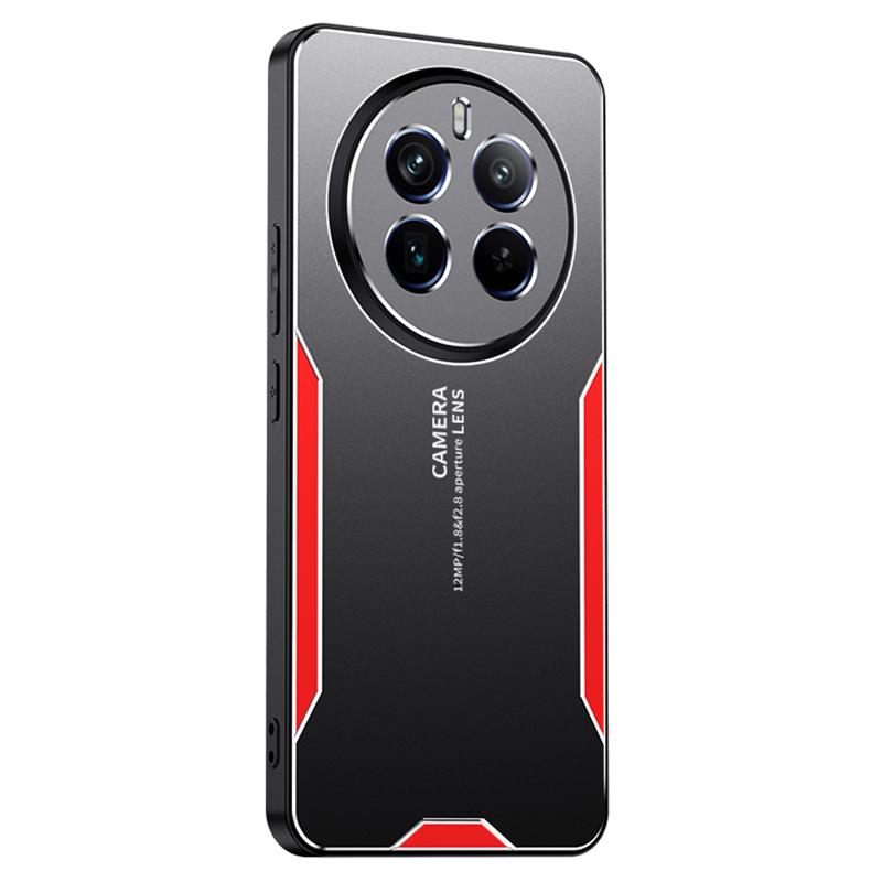 For Realme 12 Pro 5G/12 Pro+ 5G Slim Case Aluminum Alloy+TPU+PC Phone Back Cover