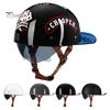 Vintage Motorradhelm Outdoor Radfahren Rollschuhlaufen Offenes Gesicht Baseballmütze Helm Leichter Herren Damen Fahrrad Roller Halbhelm