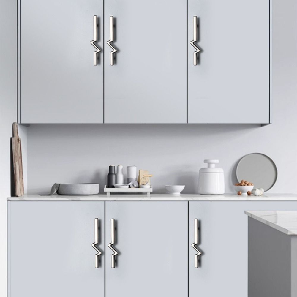 2pcs Modern Cabinet Handles Simple Drawer and Cabinet Drawer Knobs  Wardrobe Doors