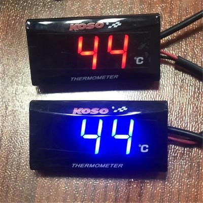 Evrensel Motosiklet Su Sıcaklık Ölçer LCD Ekran Dijital Higrometre Aleti Termometre Sensörü Motosiklet Modifikasyonu