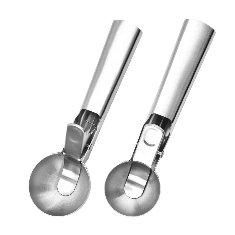 Stainless Steel Multifunctional Ice Cream and Fruit Baller Spoon