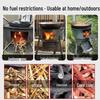 Poêle à bois extérieur et station de cuisson