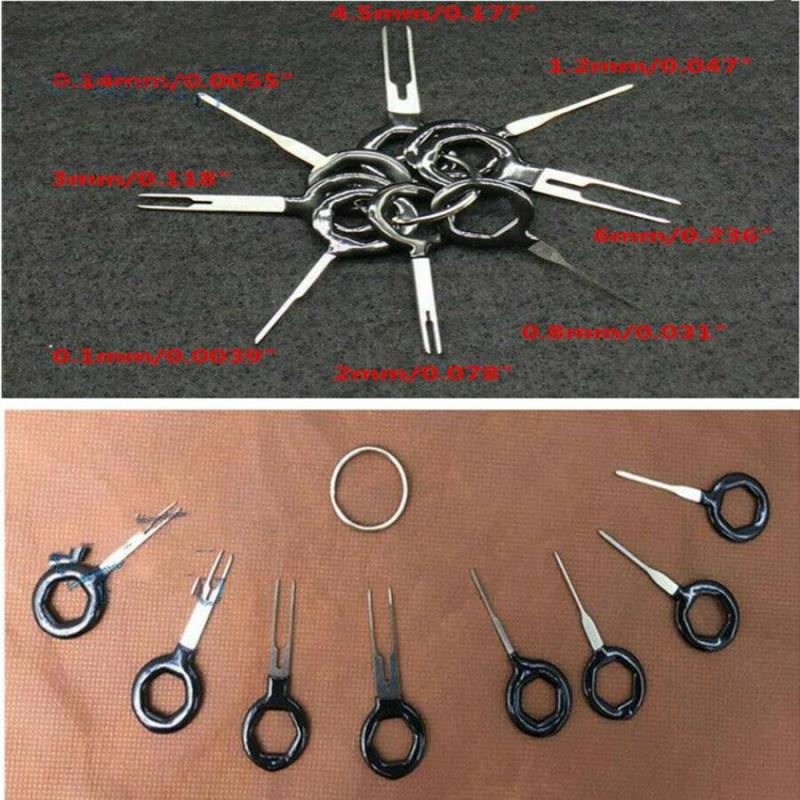 

Automotive Electrical Terminal Tool Kit 8 Piece Wiring Terminal Fast Extractor