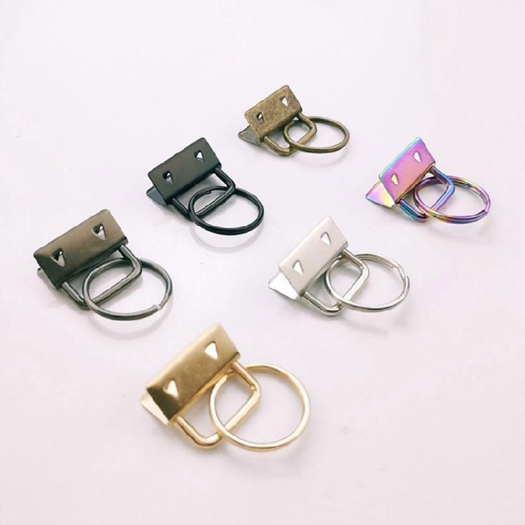 20Pcs Key Fob Hardware, 1 Inch Keychain Key Fob Hardware for Wristlet Keychain