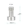 Aluminum 1/4inch Camera Long Screw Hexagonal Screw for Camera Tripod Monopod Baseplate Quick Release Plate Accessories