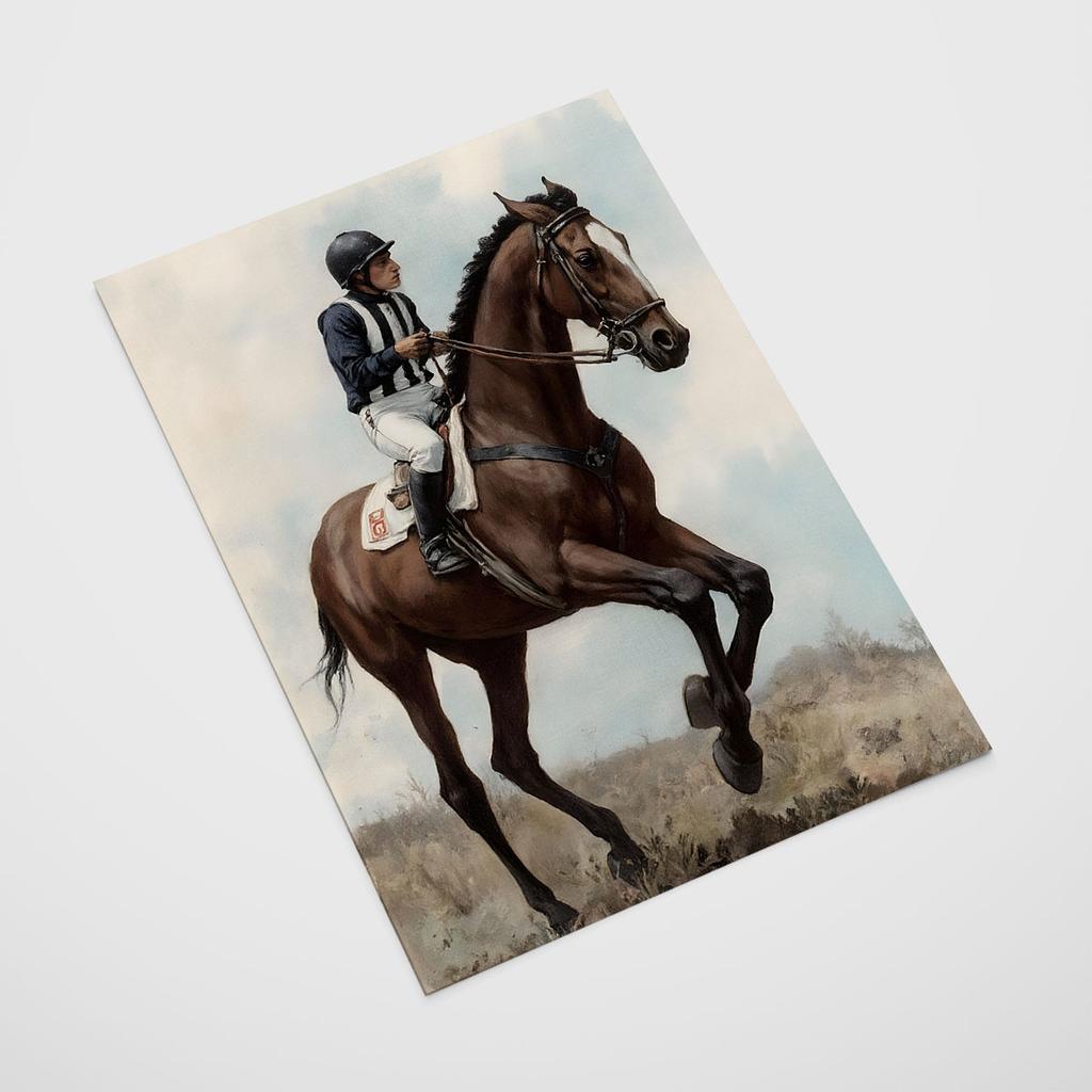 Plakat Reiter Pferd Bilder