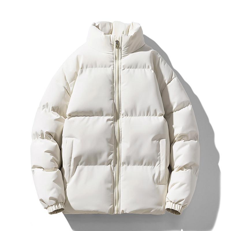 Winter Men and Women Cotton Coats Down Cotton Coats Couple Thickened Cotton Jackets Bread Clothes Stand Collar Cotton Coat Warm and Comfortable