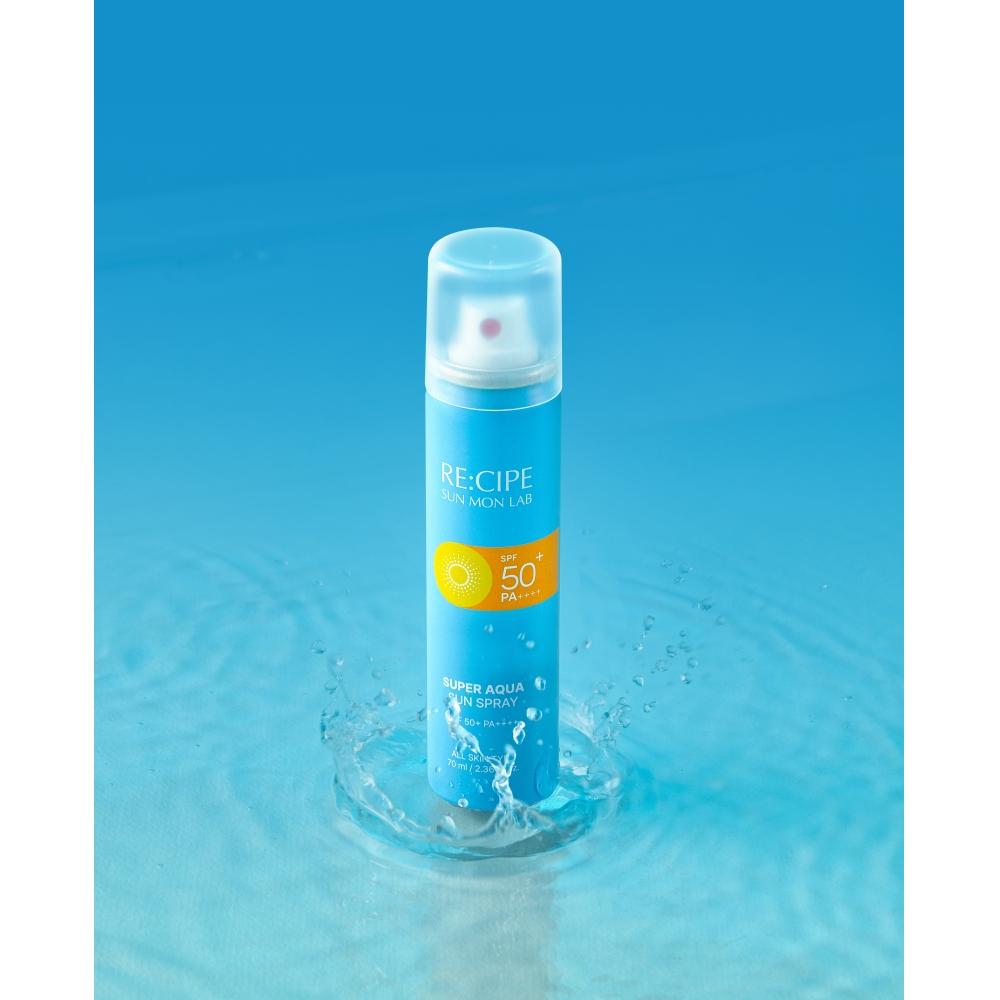 Daiso Recipe Sunmon Lab Super Aqua Sun Spray 70 Ml