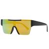 New Y2K Style Cycling Square Sunglasses Windproof Glasses for Men Women Retro-Reflective Sheeting Lens Road Riding Sport Glasses