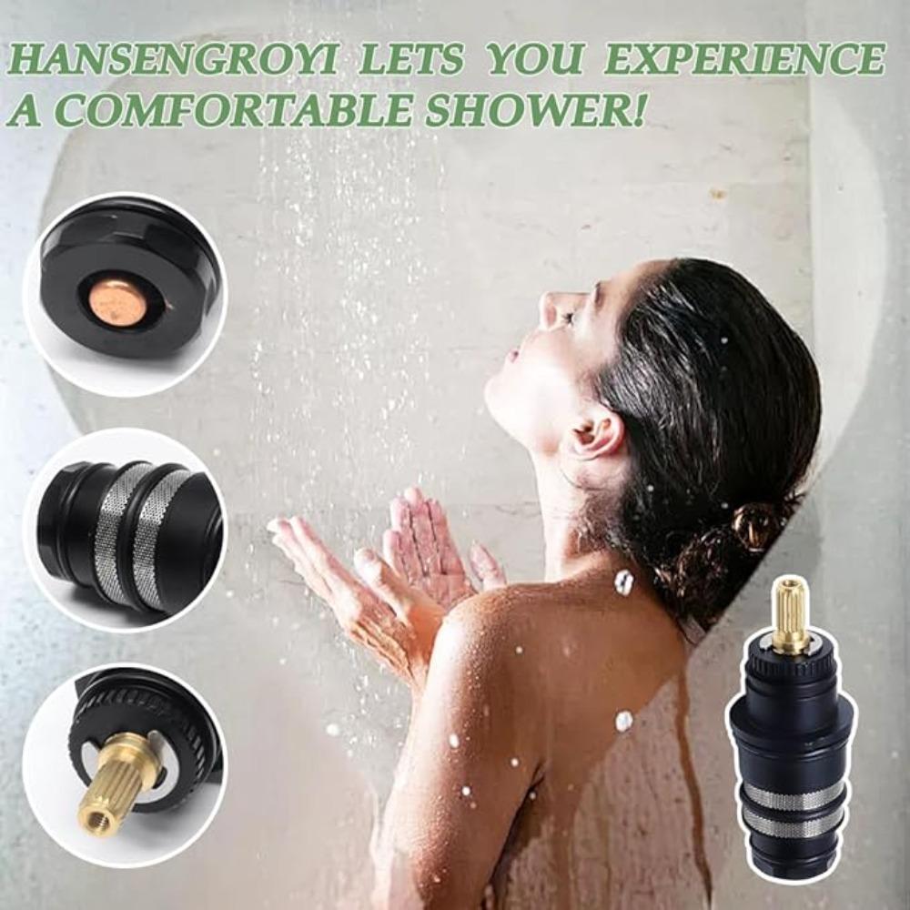Brass Thermostatic Mixing Valve Standard Bathroom Accessories Replacement Thermostatic Cartridge Valve for Mixer Faucet