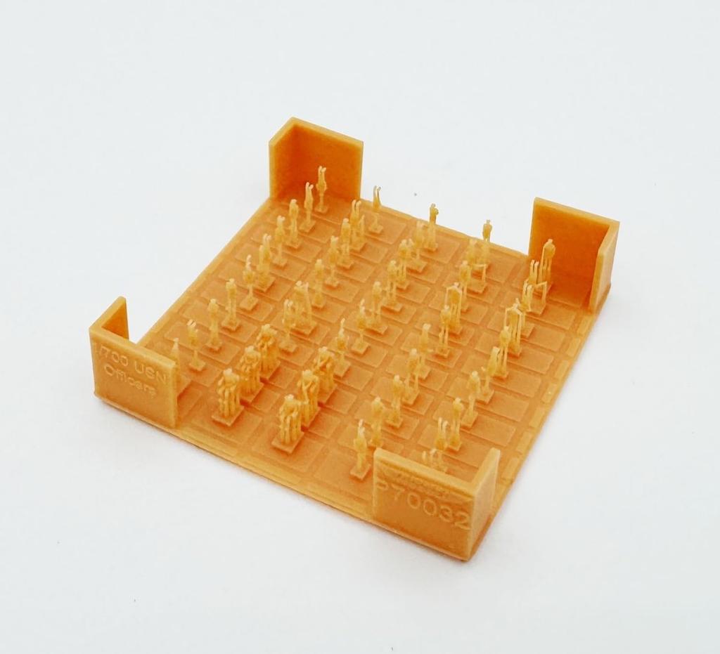 Triumph Model WW2 US Navy Officers In Various Set of Plastic Model Parts TRFP70032 1/700 Uniforms, 50, (Ship)