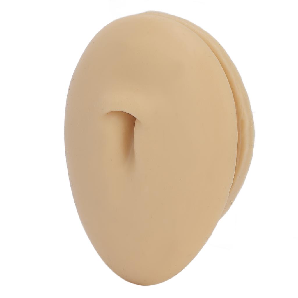 Silicone Navel Model Acupuncture Display Soft Human Belly Button Model for Piercing Practice