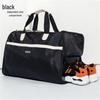 Women's Korean-Style Foldable Canvas Travel Bag - Large Capacity, Lightweight, Handheld or Single Shoulder Gym and Business Bag