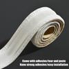 1 roll 2.3mX8cm 3D Skirting Line Self-adhesive Thicken Tiles Border Paper Home Decor Waterproof Waistline Edge Banding Strip