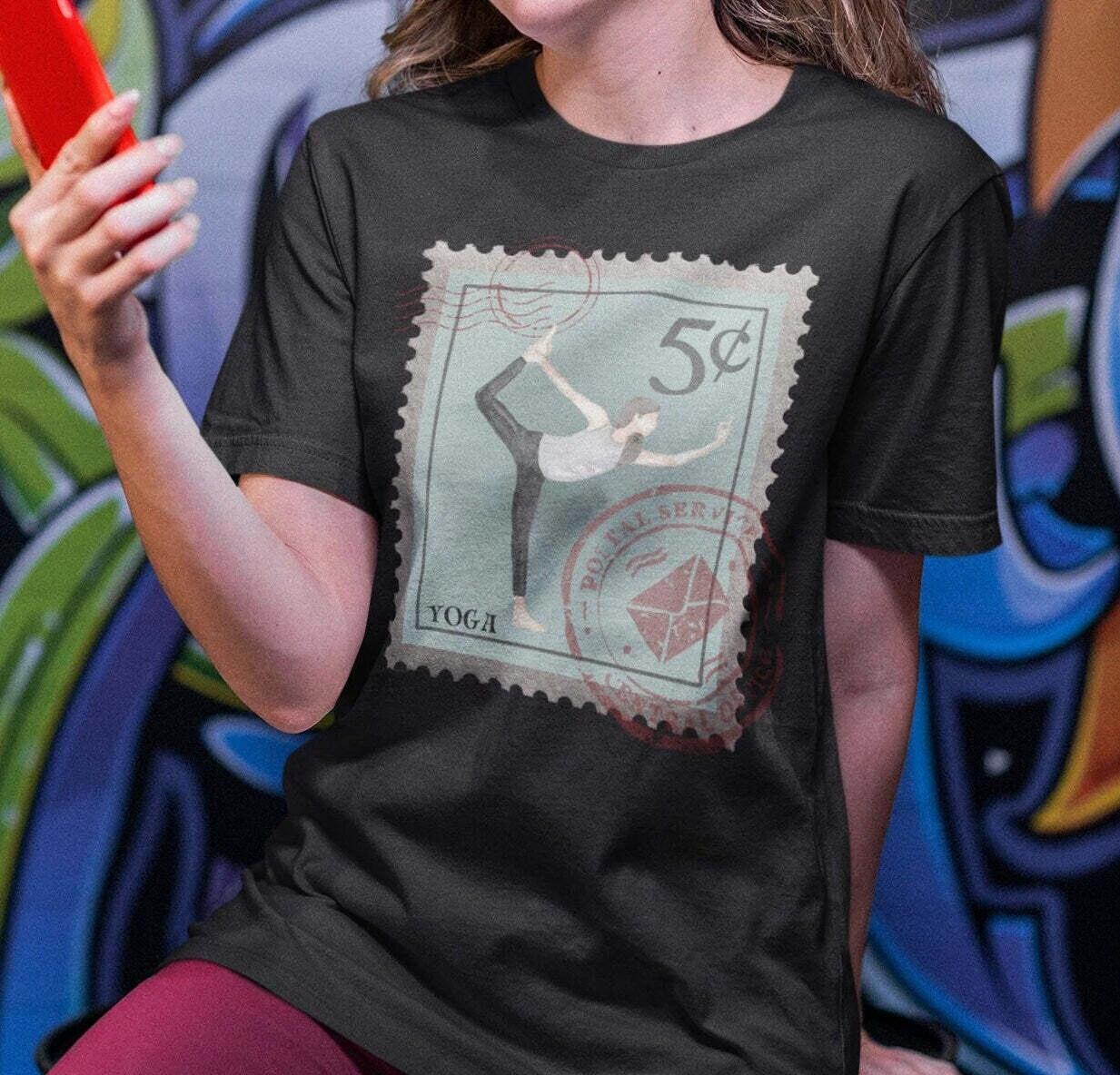 Yoga Shirt, Dancer Yoga Pose M