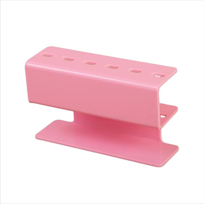 6-Hole Acrylic Tweezer Storage Rack Professional Eyelash Extension Display Stand Space Saving Tweezers Organizer Makeup Tools