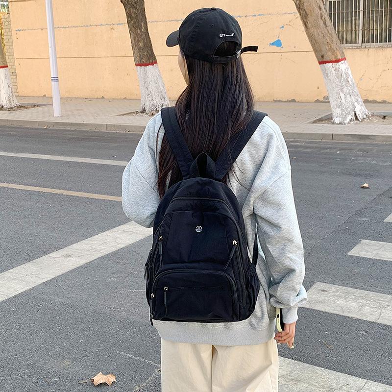 Backpack Lightweight Casual New Large Capacity Backpack College Student Versatile Simple Fashion Student School Bag Travel