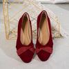 French-style Temperament Ballet Shoes, Low-heeled Comfortable and Stylish Single Shoes, Rhinestone-decorated Low-cut Women's Fla