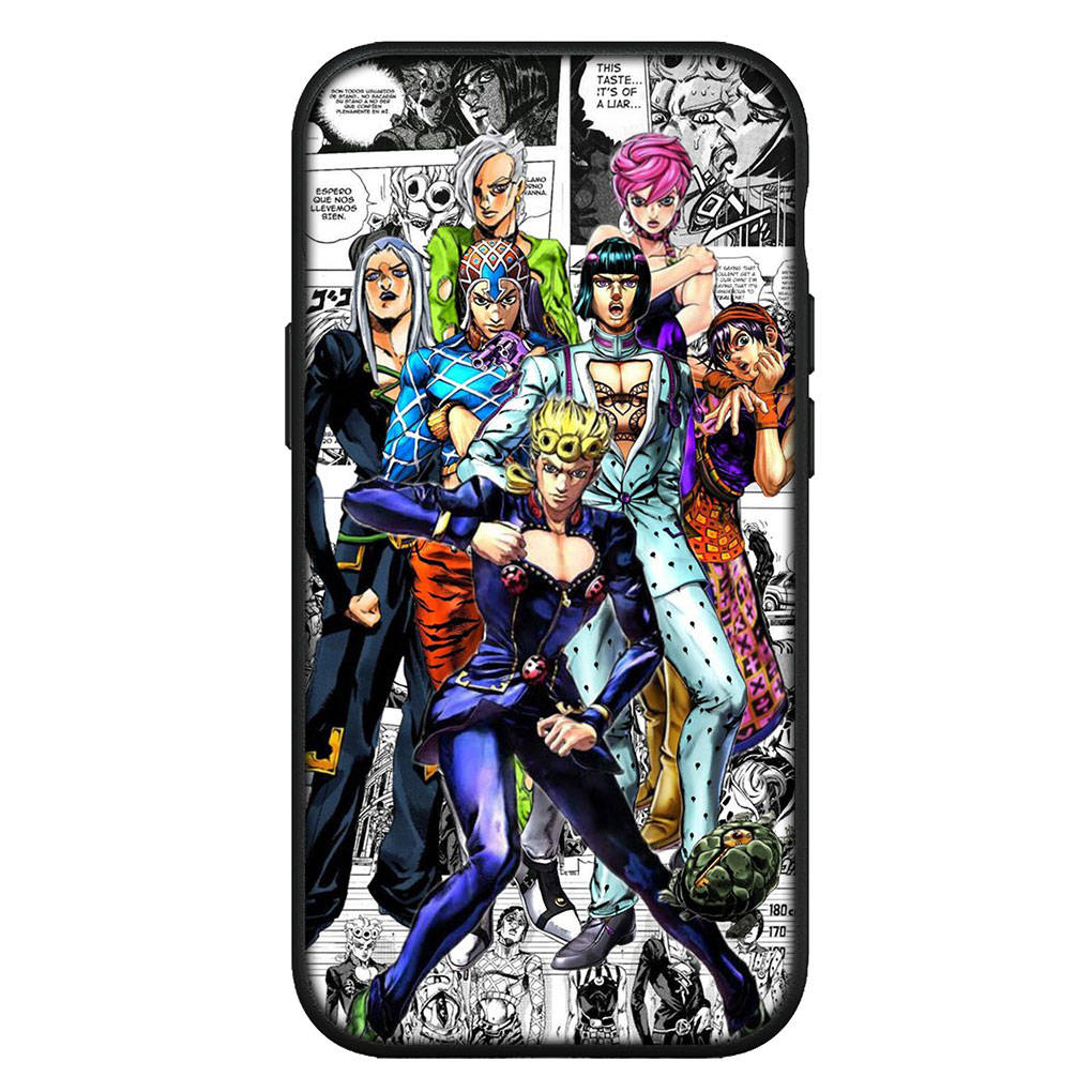 for iPhone 16 15 X XR Samsung Galaxy S24 S23 Plus Xiaomi Redmi Note 13 12 11 Pro Max 9 10 14 OPPO Huawei Cover Wallpaper JoJo's Bizarre Adventure Case