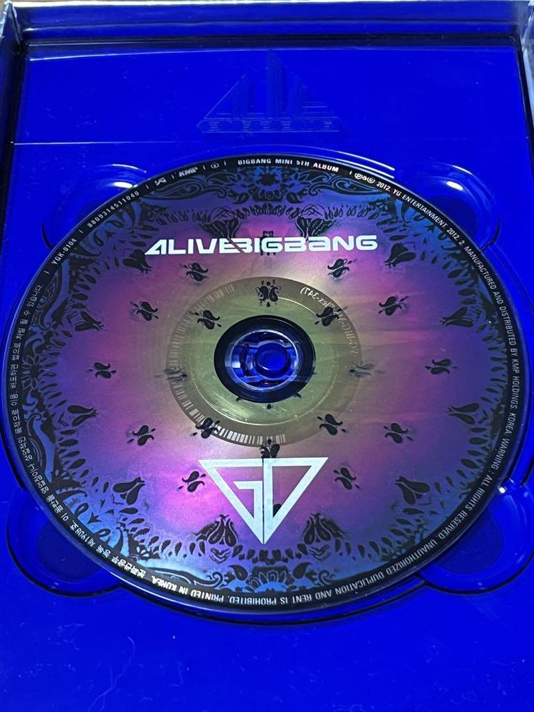 [USED] Korean version of BIGBANG G-DRAGON 5th ALIVE Jiyeon out of print CD
