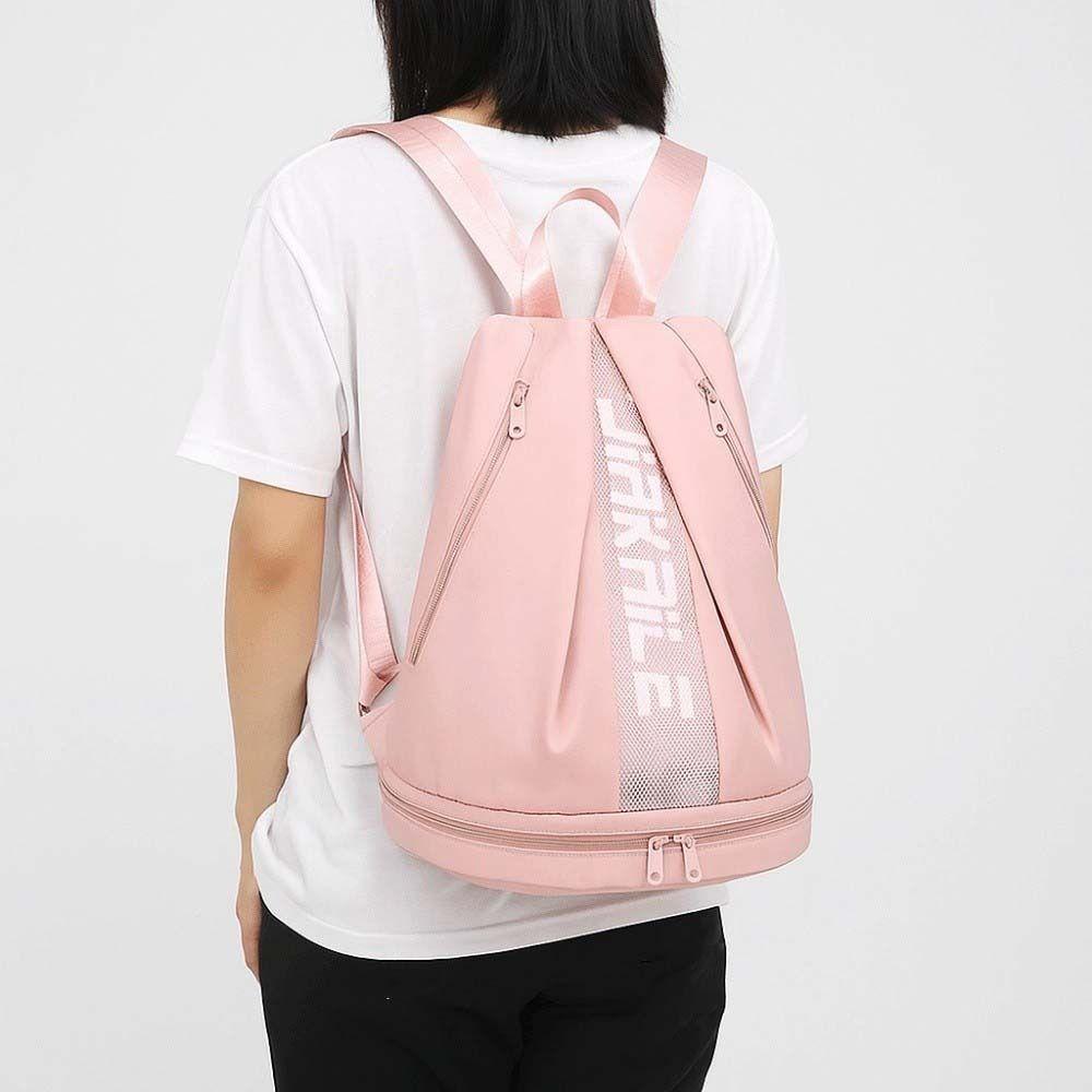 Portable Fitness Storage Pouch Large Capacity Nylon Sport Daypack Daily Gym Backpack  Couple