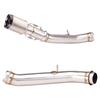 Stainless Steel Mid-Section Exhaust Pipe for 2014-2016 DUKE 1290 Motorcycle Modification
