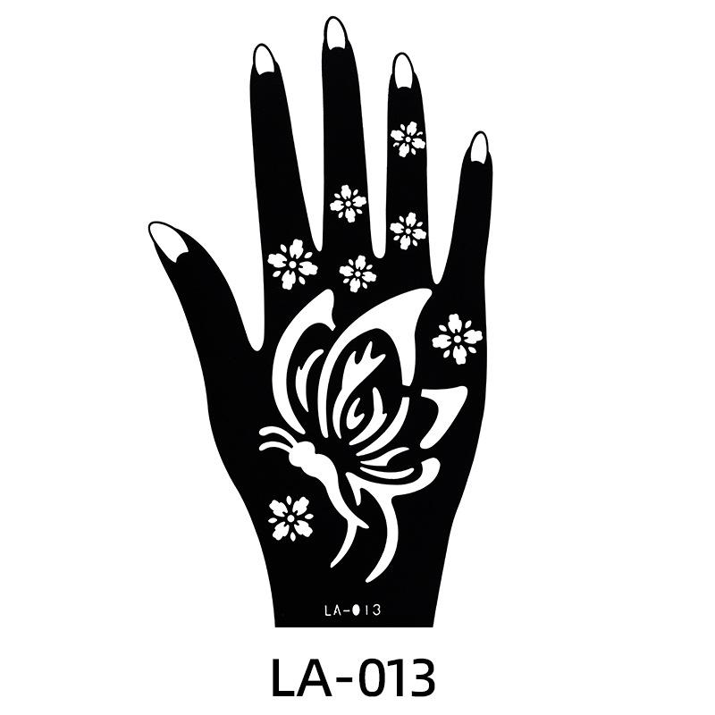 Hollow Tattoo Sticker Waterproof Indian Hannah Tattoo Template Hand Painted Diy Painted Hand Tattoo