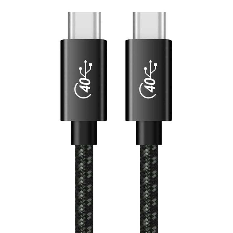 USB C To USB C PD100W Charging Cable for Laptop Cellphone Hard Disk Thunderbolt4 8K@60hz Display USB4 Extension Cable