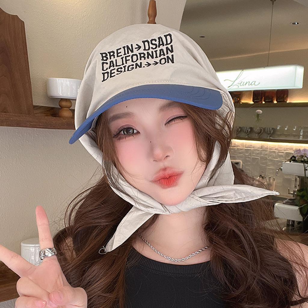 Women Fashion Bandana Hat UV Protection Anti-UV Sun Visor Cap Headwear for Women Girls Hair Styling Tools