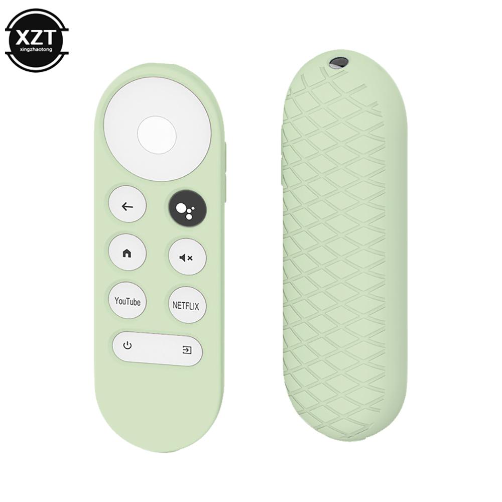 NEWEST Non-slip Soft Silicone Case For Chromecast Remote Control Protective Cover Shell for Google TV 2020 Voice Remote Control