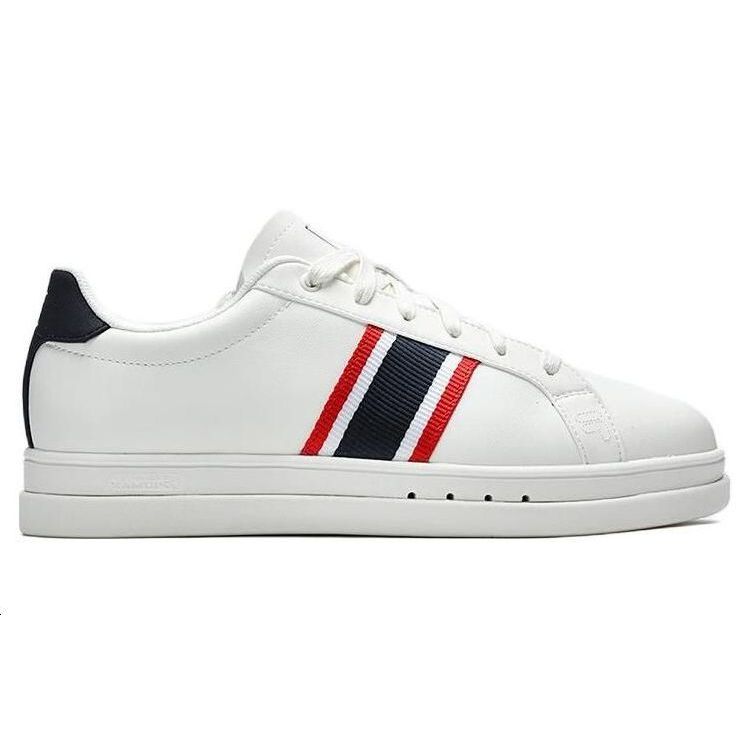 FILA Vigor Synthetic Leather Comfortable Sports Breathable Low-Top Casual Shoes Men sneakers White F12M312202FSW