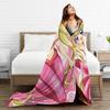 Mermaid Melody Pichi Pichi Pitch Flannel Blanket Winter  Soft Durable Bedding Throws Street Trend Bedspread Sofa Bed Cover