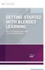 Kniha Getting Started with Blended Learning : How Do I Integrate Online and Face-to-Face Instruction?