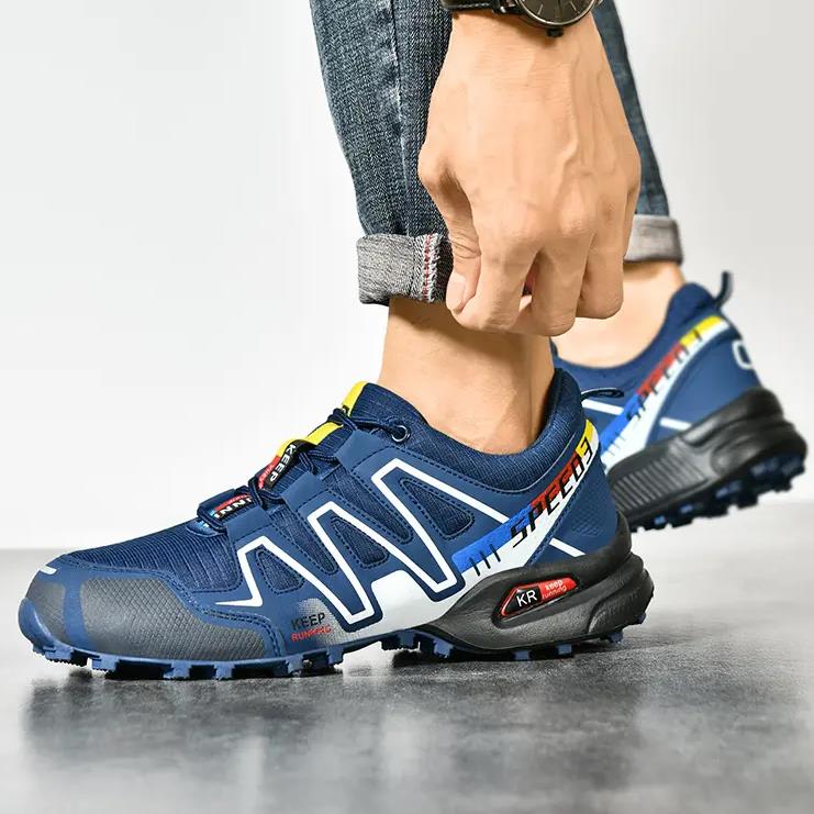Scarpe da arrampicata da uomo Sneakers da trekking antiscivolo da esterno Scarpe sportive comode alla moda Taglie forti 39-47 40