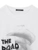 BUCKAROO Loose Fit Painting Road Lace T-Shirt Off White
