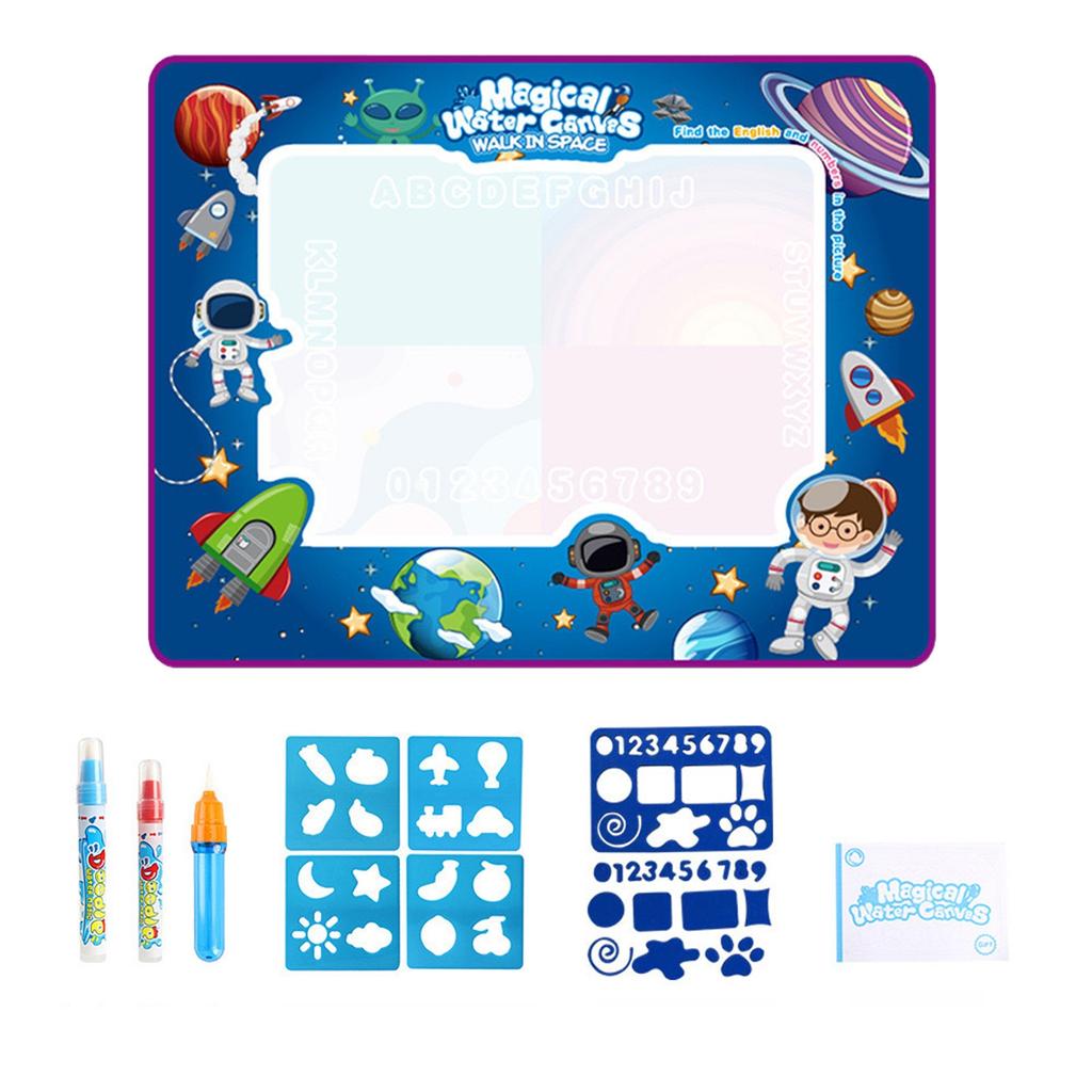 Water Pad 31x23Inch Extra Large Art Water Color Pad Reusable Foldable Water Painting Pad Educational Painting Toy Set For Children Over 3 Years Old